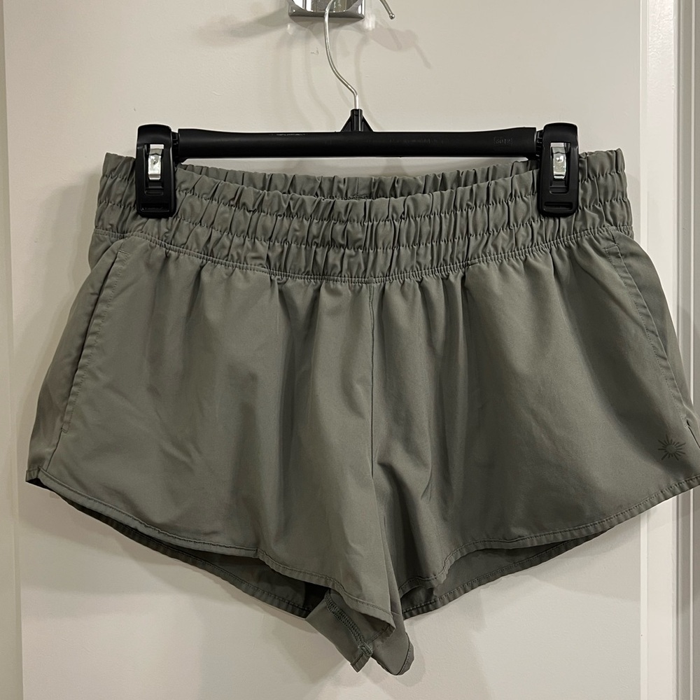 Aerie Sage Green Athletic Shorts | Size Medium
